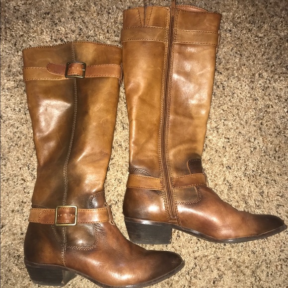 Gianni Bini Leather Boots - Picture 2 of 7