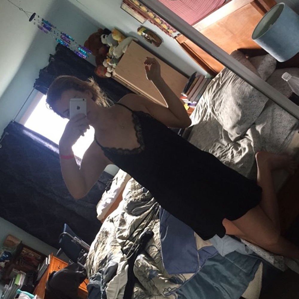black Lacey dress