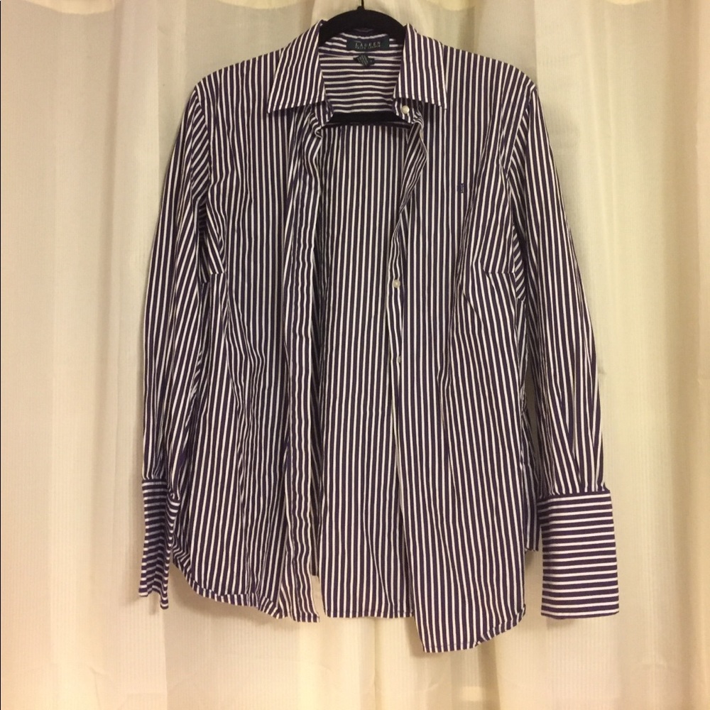 RALPH LAUREN purple button up!