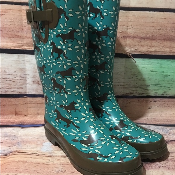 Bit & Bridle Shoes - Bit & Bridle Rain Boots Women's 7