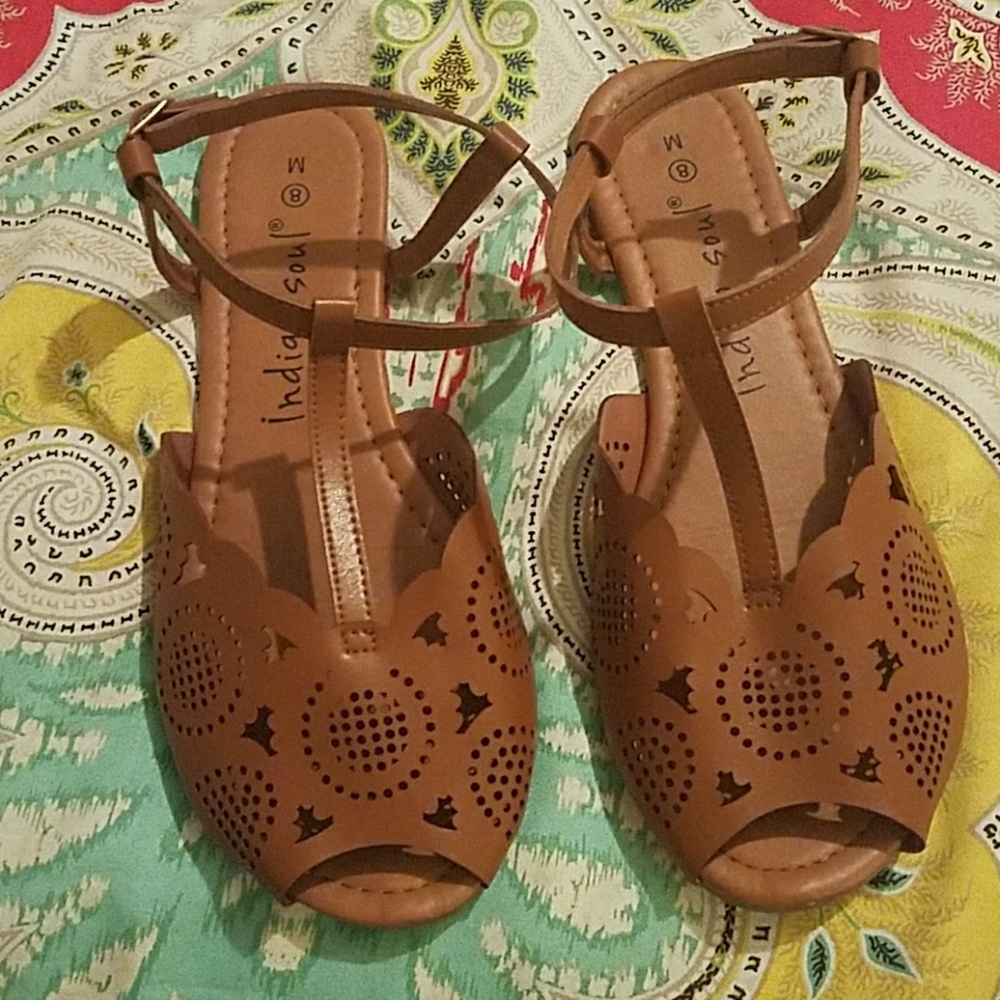 Brown Indigo Soul Sandals