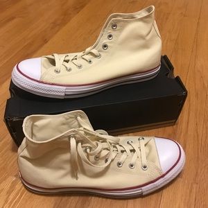Brand new never worn Converse natural white