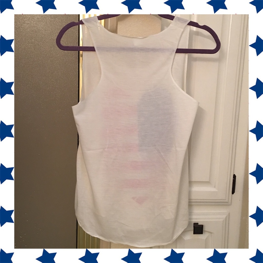 🆑FINAL PRICE‼️🇺🇸AMERICAN HEART GRAPHIC TANK TOP - Picture 3 of 3