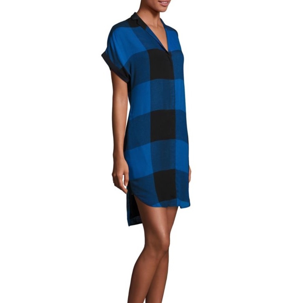 NWT Rag & Bone Cooper Buffalo Plaid Shirtdress