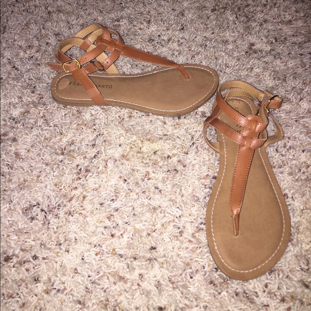 Franco Sarto light brown sandals! Never worn!