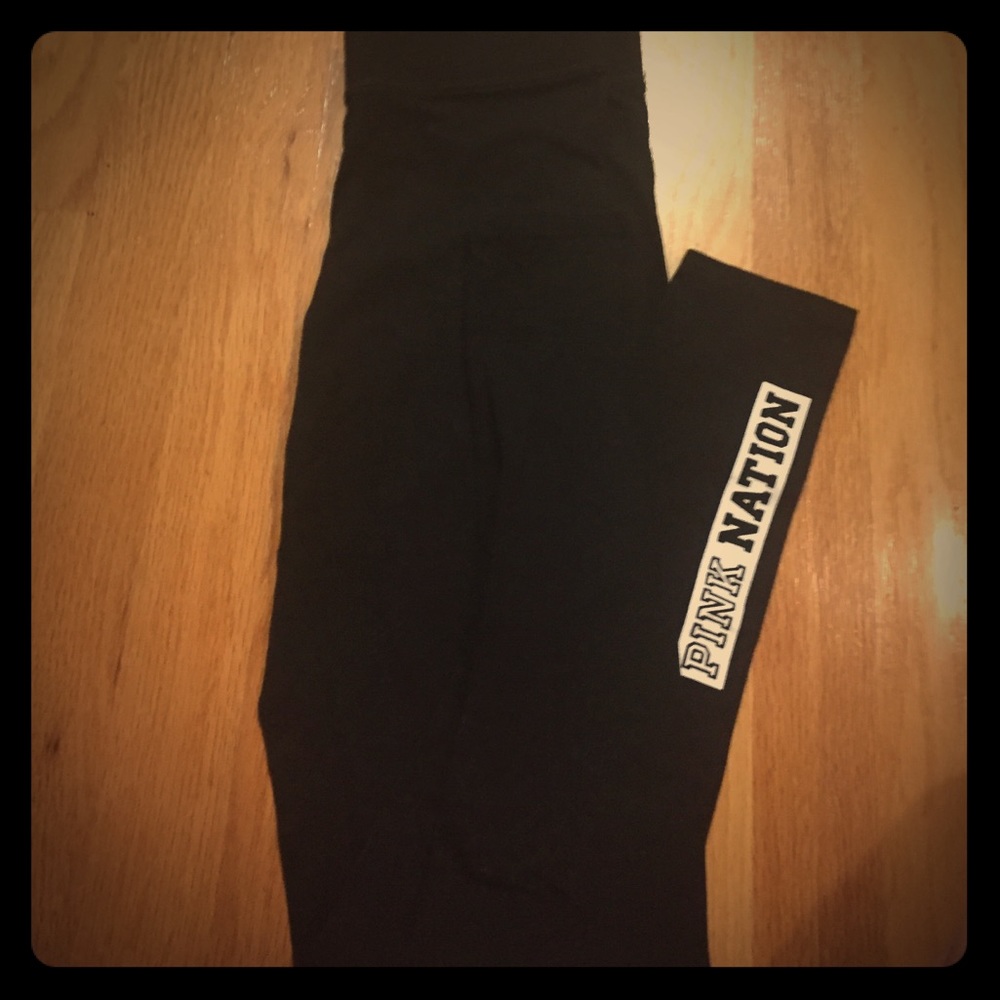 VS pink black leggings