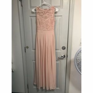 Light Pink Lace Maxi