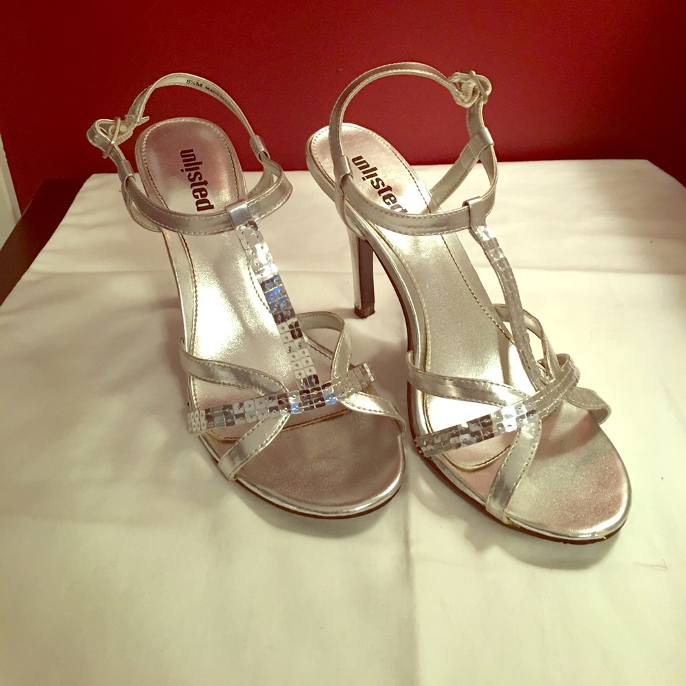 Silver Formal Heels