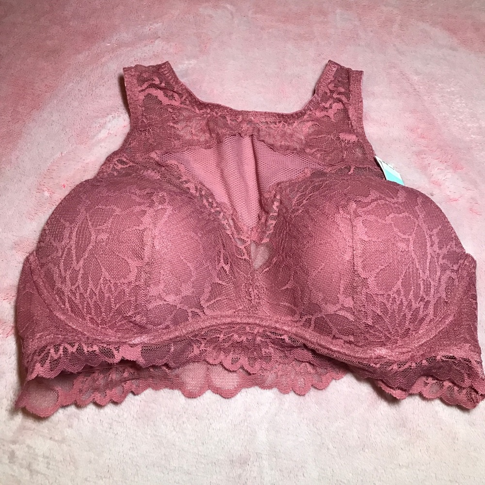 SALE VS PINK BEGONIA PUSH UP BRA LG NWT❤️ - Picture 3 of 5