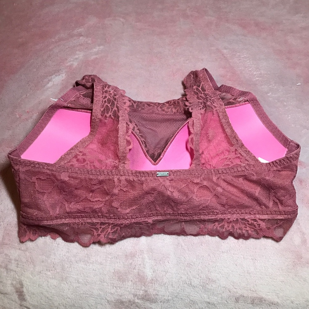 SALE VS PINK BEGONIA PUSH UP BRA LG NWT❤️ - Picture 4 of 5