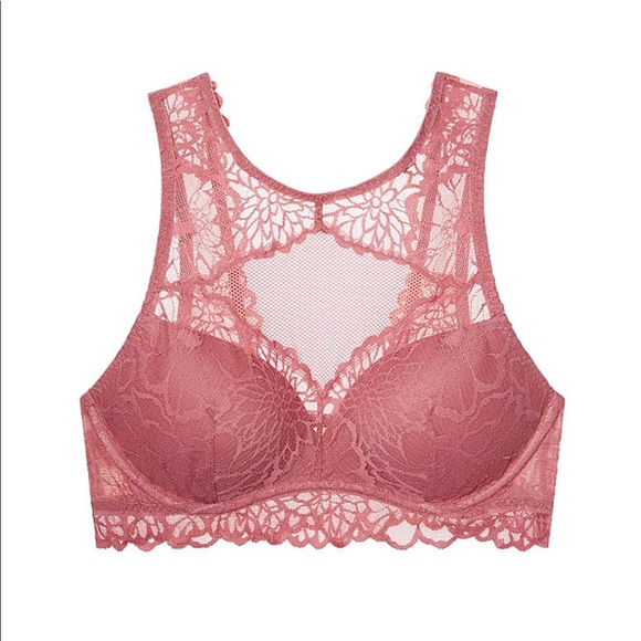 PINK Victoria's Secret Other - SALE VS PINK BEGONIA PUSH UP BRA LG NWT❤️