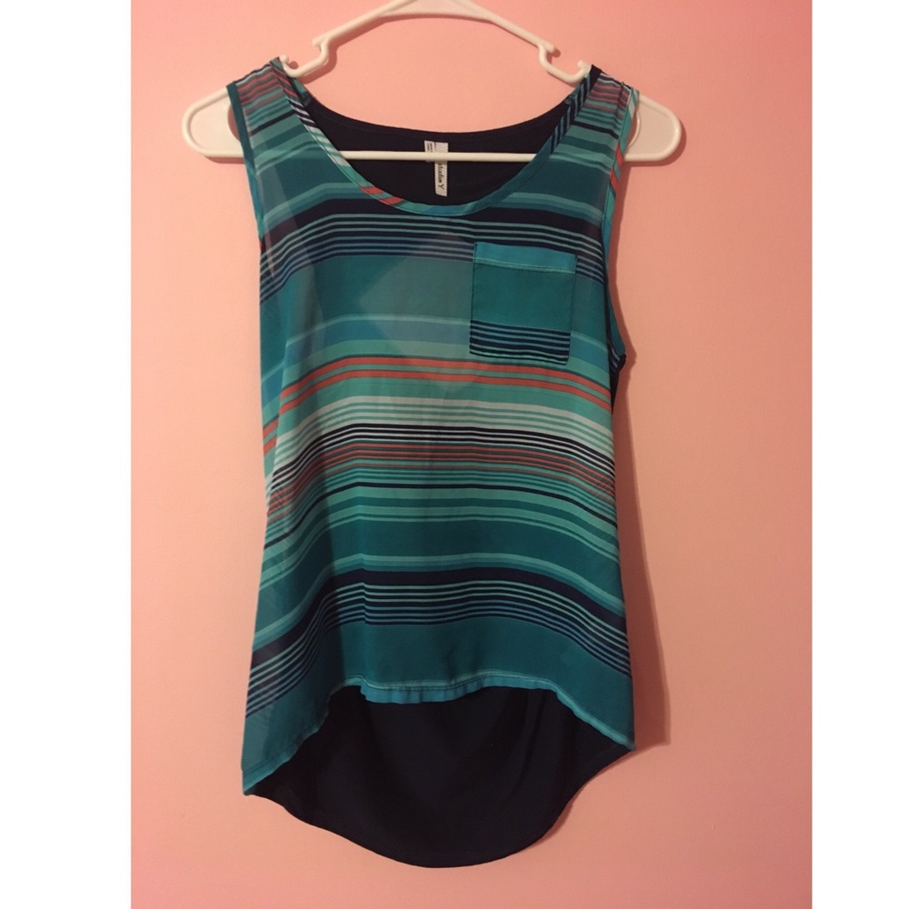 Blue tank top