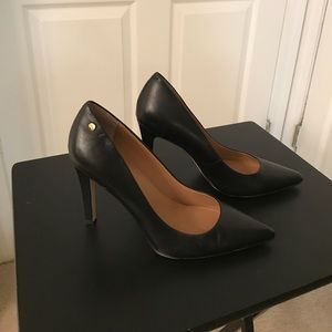 Black Calvin Klein dress pumps