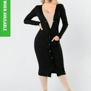 Black Fashion Nova Cardigan