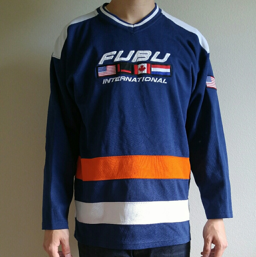 Vintage Fubu hockey jersey - sz medium