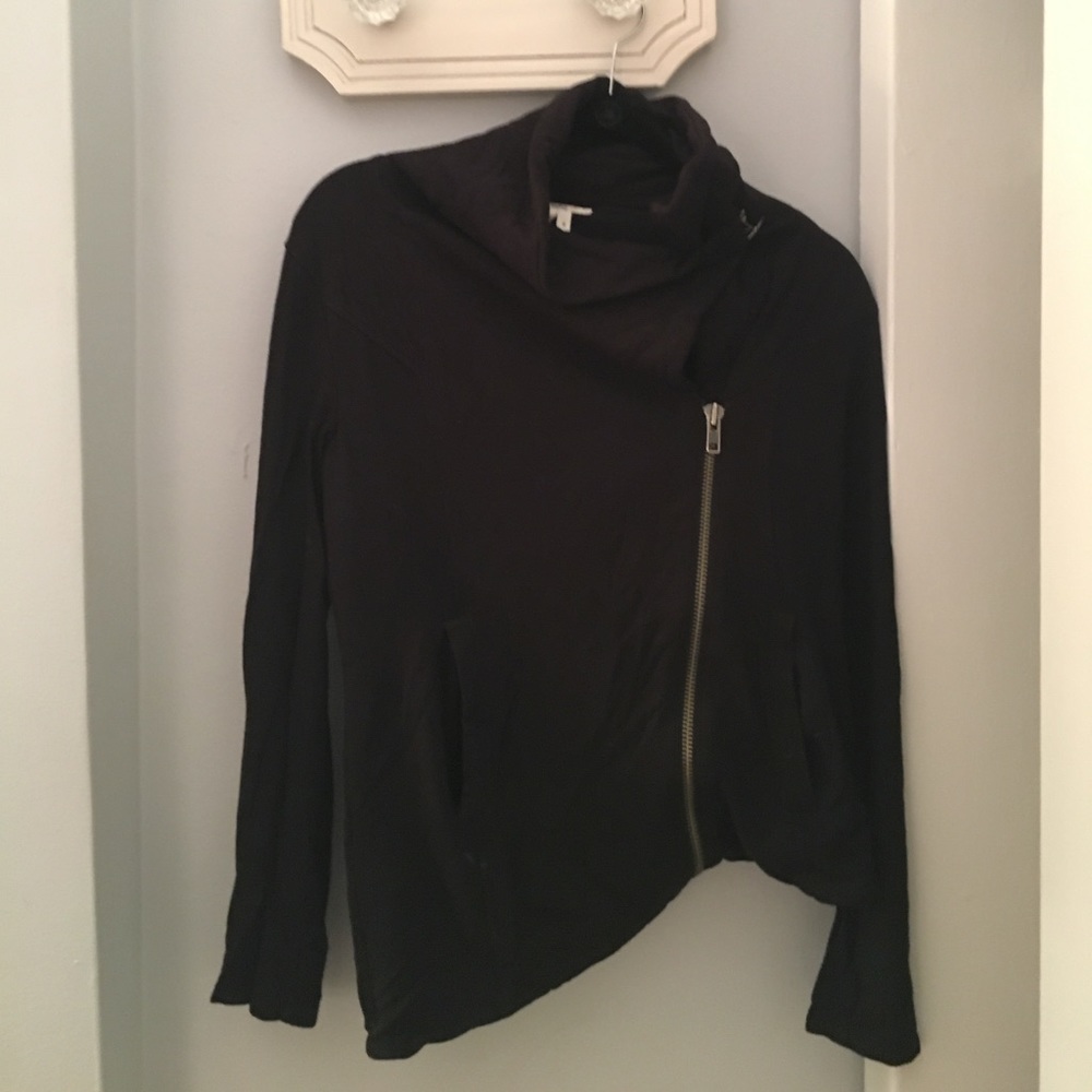 Helmet Lang Asymmetrical Zip Up