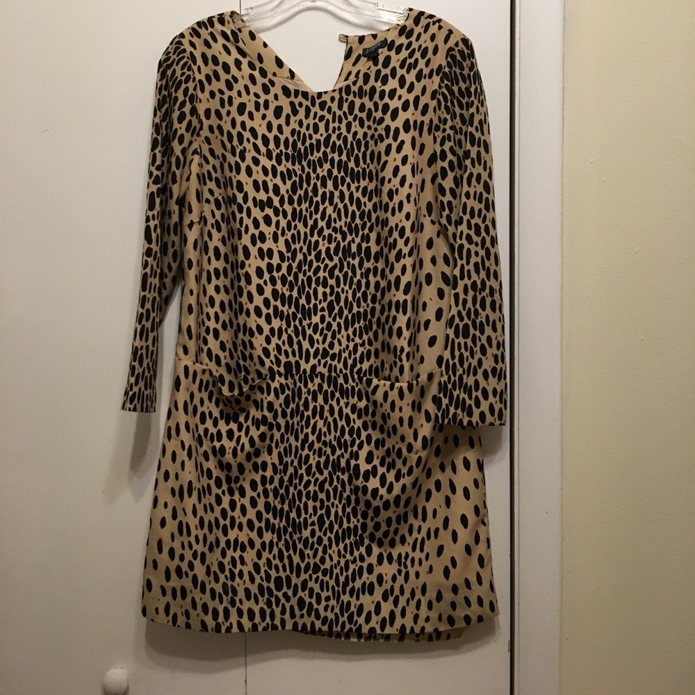 J. Crew leopard dress