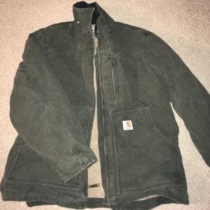 Dark green women's Carhartt coat size medium