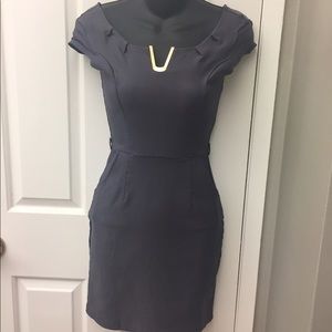 LA Boutique Varga Gray Dress