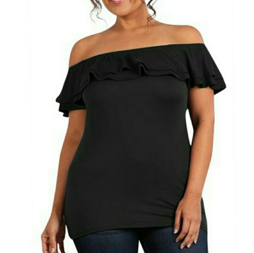 ➕ "Nina" Off-Shoulder Top