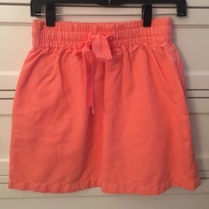 J. Crew Bright Orange Skirt