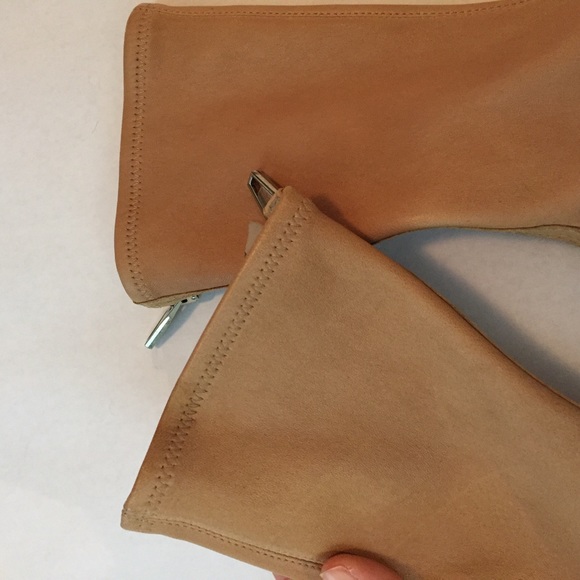 ALEXANDER WANG Camilla Nude Wedge Sock Boots - Picture 2 of 8