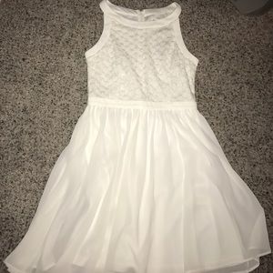 White detailed dress- Size small