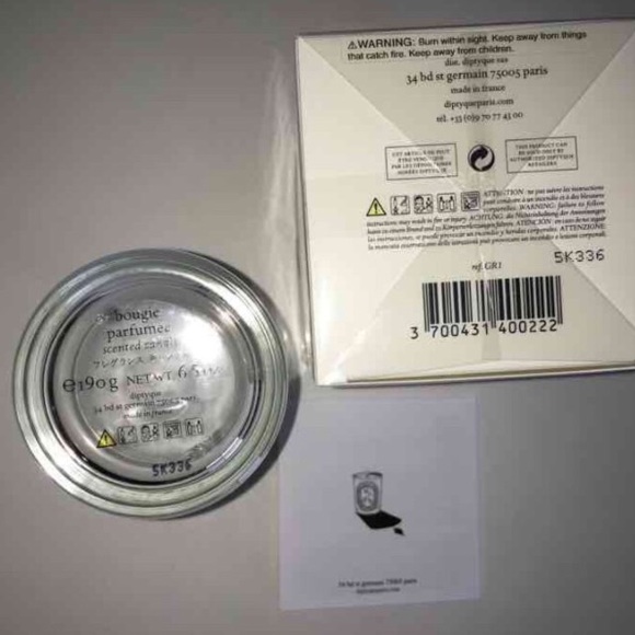 diptyque Accents Diptyque Empty Candle Jar And Box Poshmark