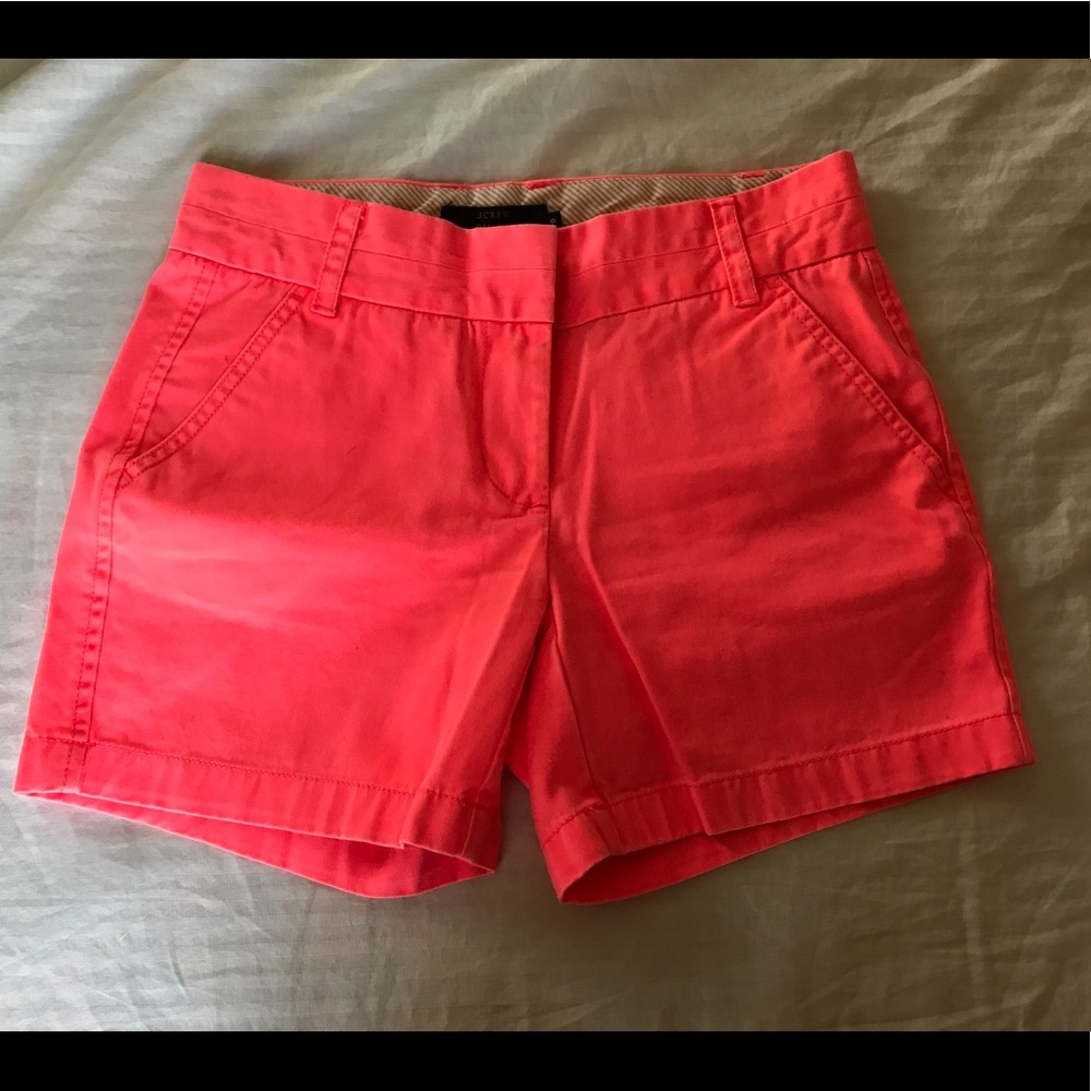 Fluorescent Orange J.Crew 5-inch Chino