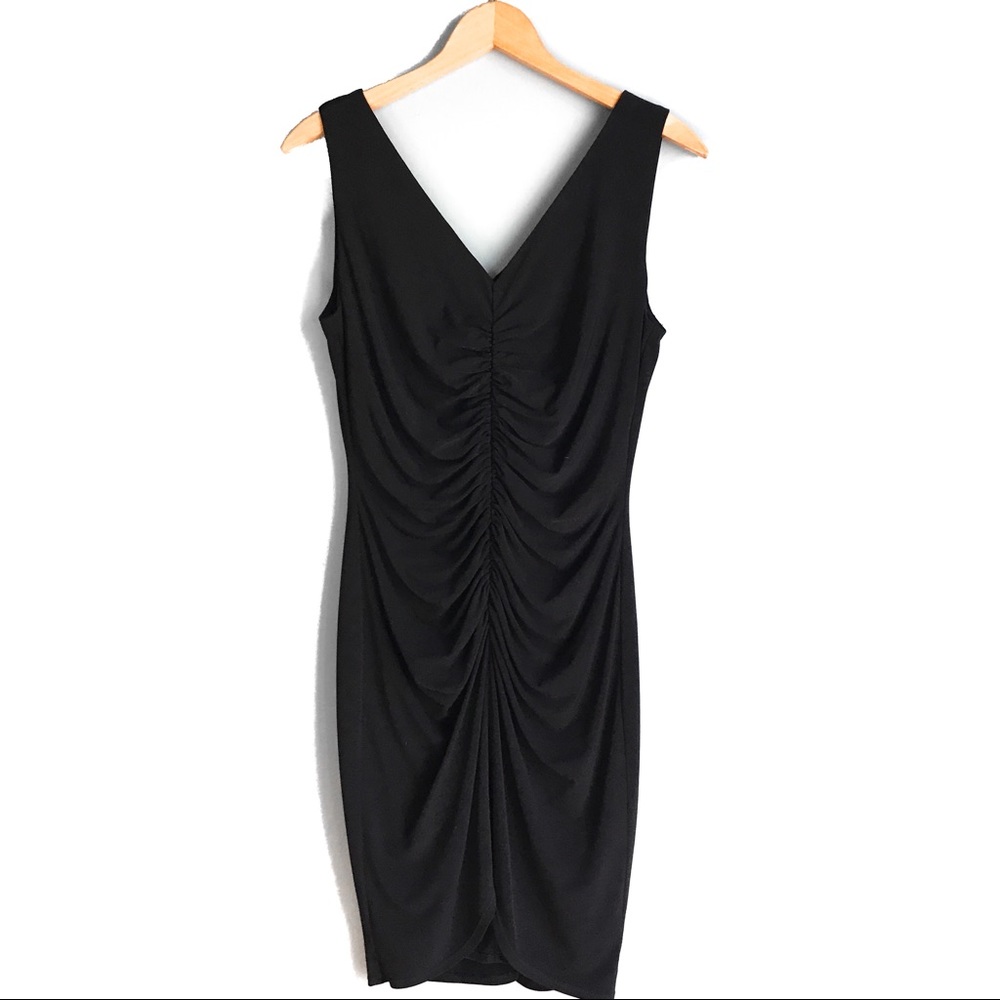 Calvin Klein Sheath Mini Tight Dress Black sz 8