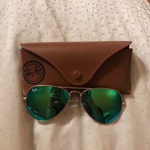 Ray Ban aviator flash lenses