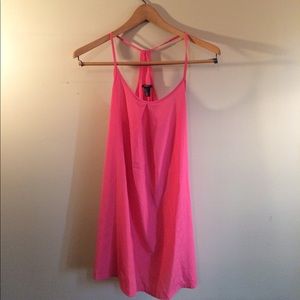 Pink slip dress