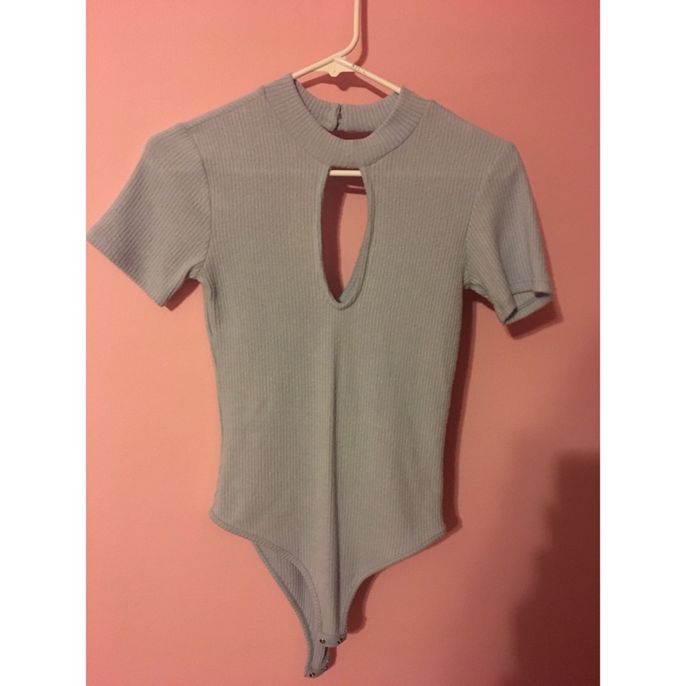 Powder blue bodysuit