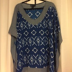 LANE BRYANT chiffon flowy top