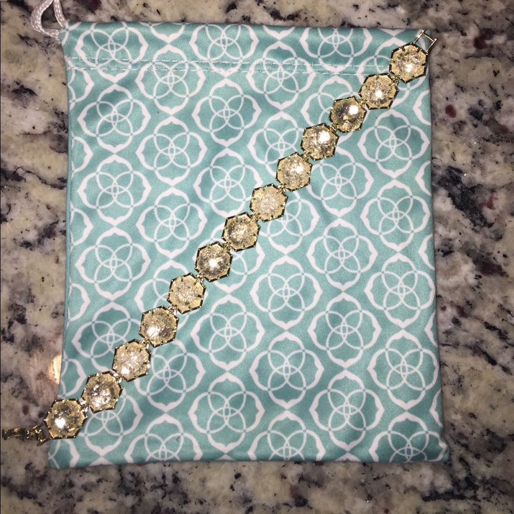 Kendra Scott Grace bracelet in crackle crystal