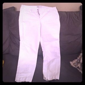 White, old navy pixie cut pants.