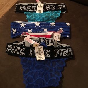 NWT Victoria's Secret Pink thongs