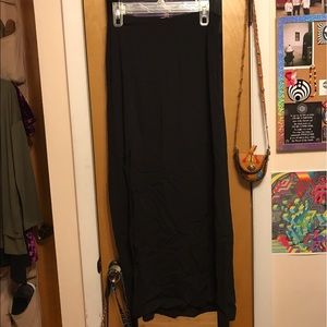 PacSun Kirra Slit Maxi Skirt with Side Zipper