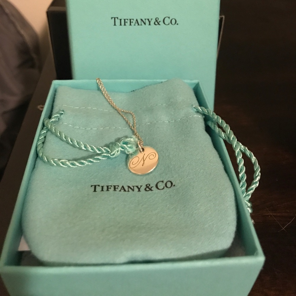 N monogram Tiffany necklace