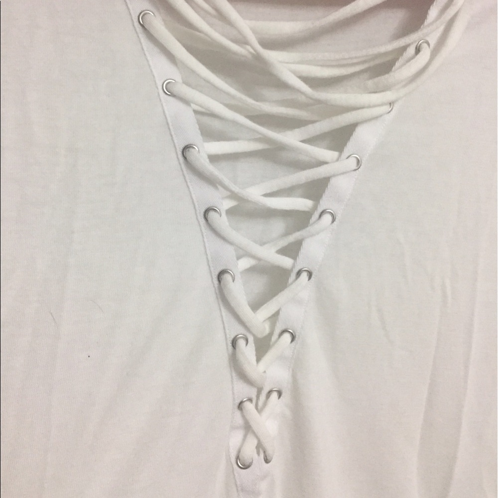 Express tie up shirt