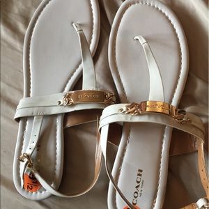 Brand new coach sandals