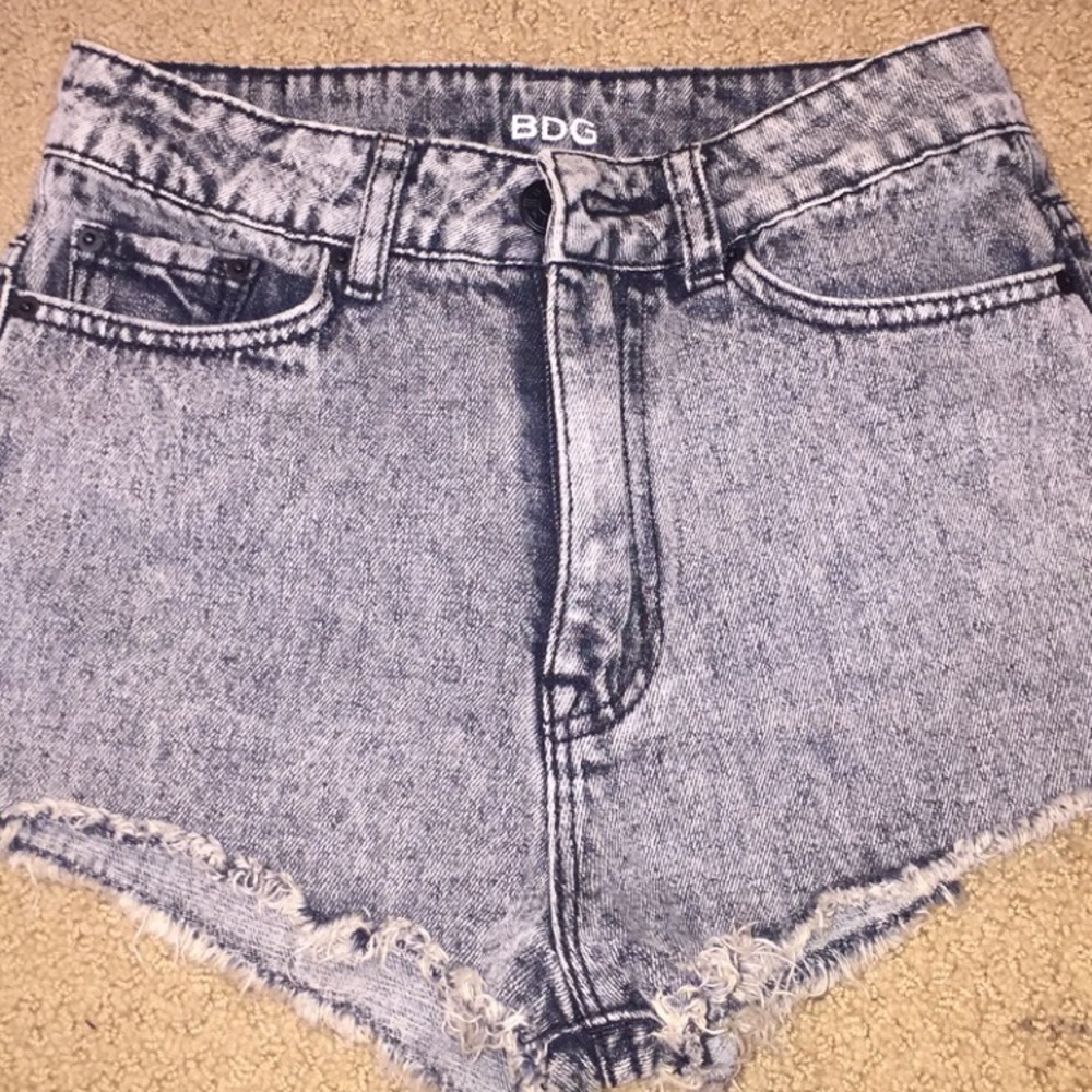 Urban outfitters dark grey jean shorts