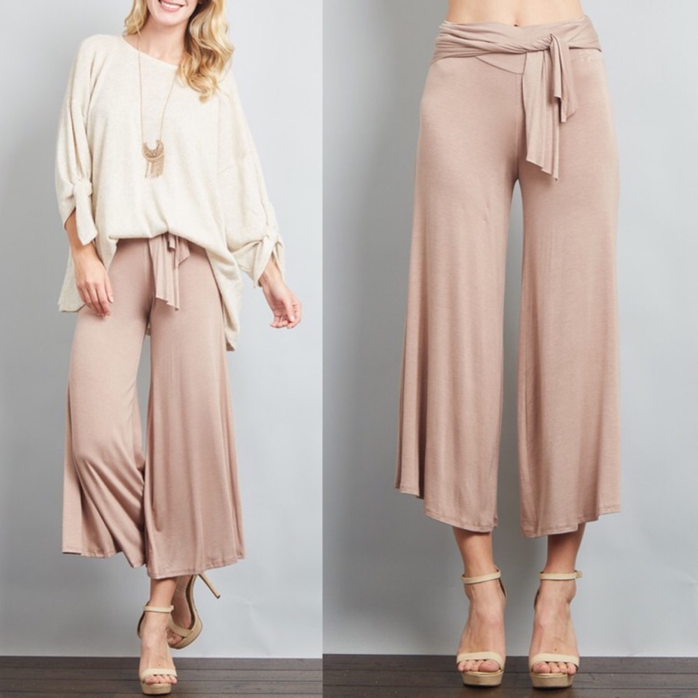 KYLIE culotte pant - MOCHA - Picture 1 of 2