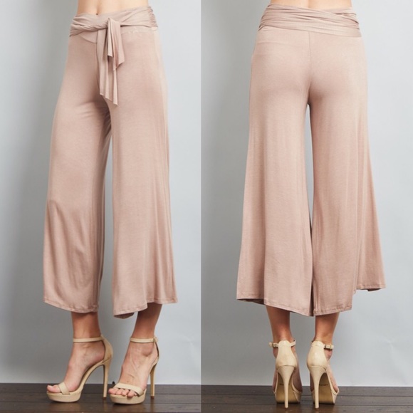 KYLIE culotte pant - MOCHA - Picture 2 of 2