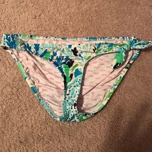 Lilly Pulitzer bathing suit one knot bottoms