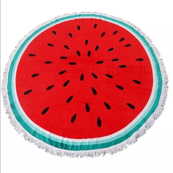Other - 🍉Final Price❗️Watermelon Round Picnic Mat Tassel