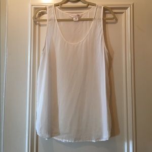 French Connection White Tunic Tank Camisole