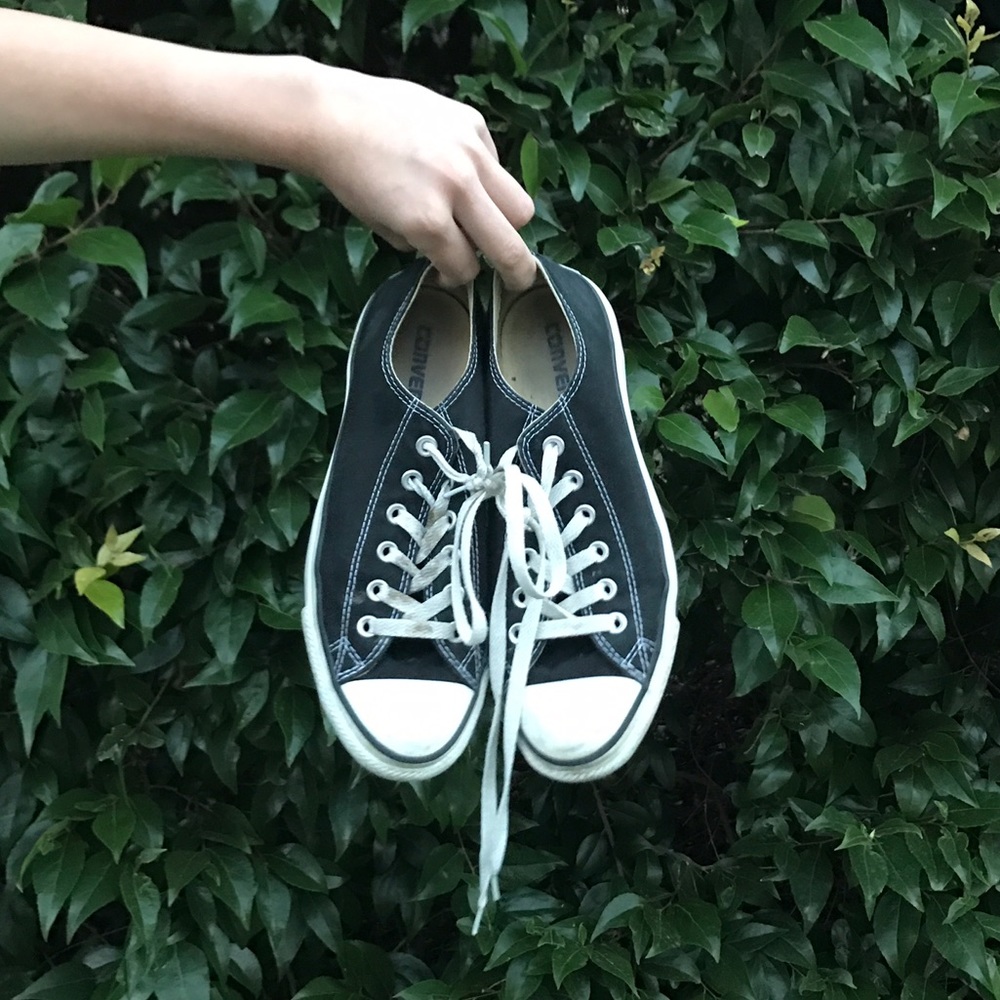 Black Low Top Converse