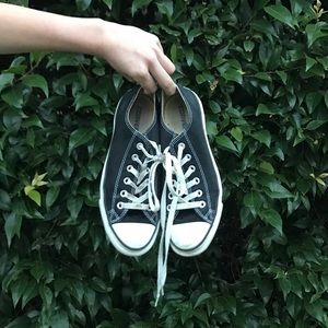 Black Low Top Converse