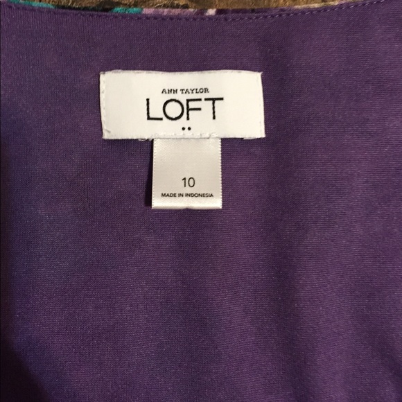 Ann Taylor LOFT floral print dress 10 - Picture 2 of 5